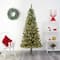7ft. Pre-Lit Wisconsin Slim Snow Tip Pine Artificial Christmas Tree with Clear LED Lights